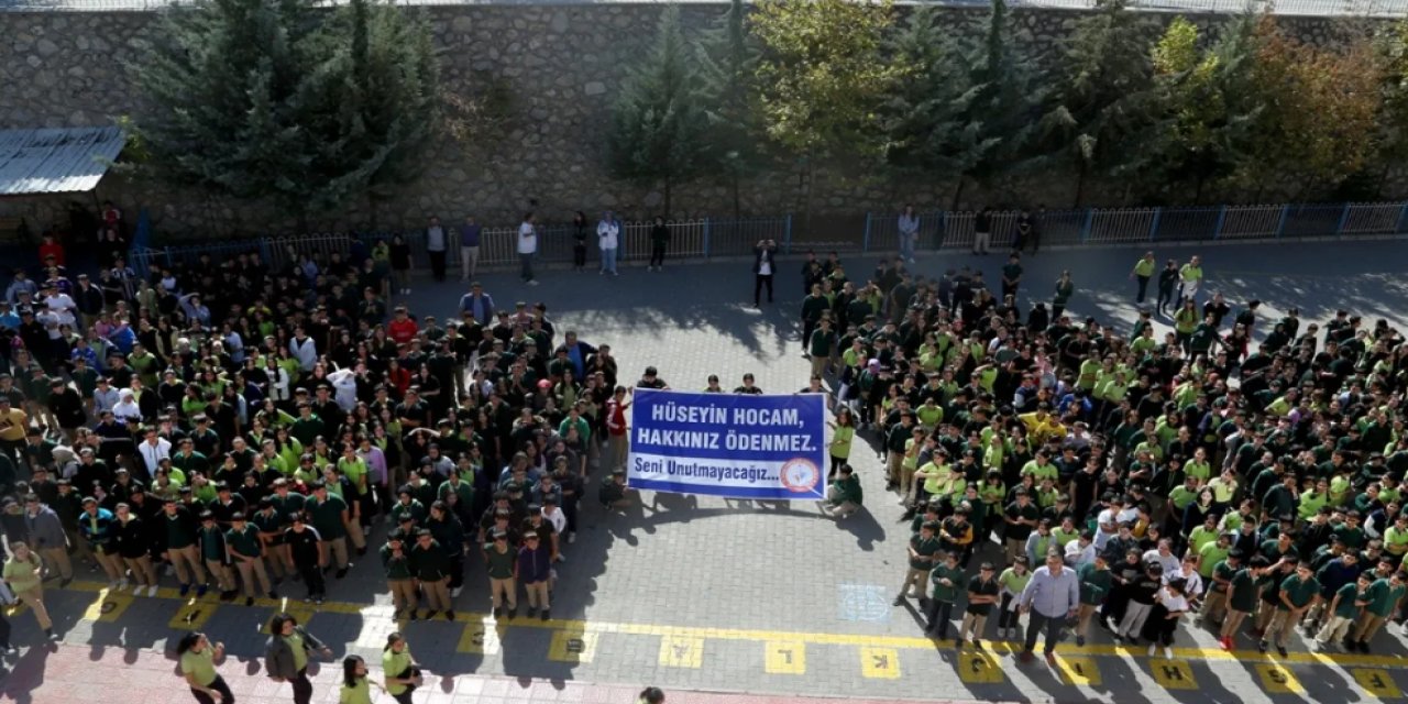 42 yıllık öğretmene veda:"hakkın ödenmez, seni unutmayacağız"